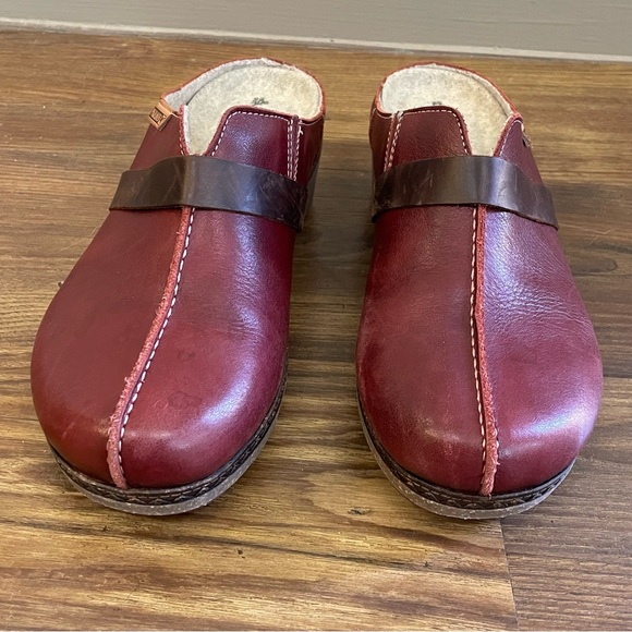 NEW Pikolinos Women's Granada W0w Slip-On Leather Clogs, Arcilla Size 37/6.5-7 - Picture 3 of 9